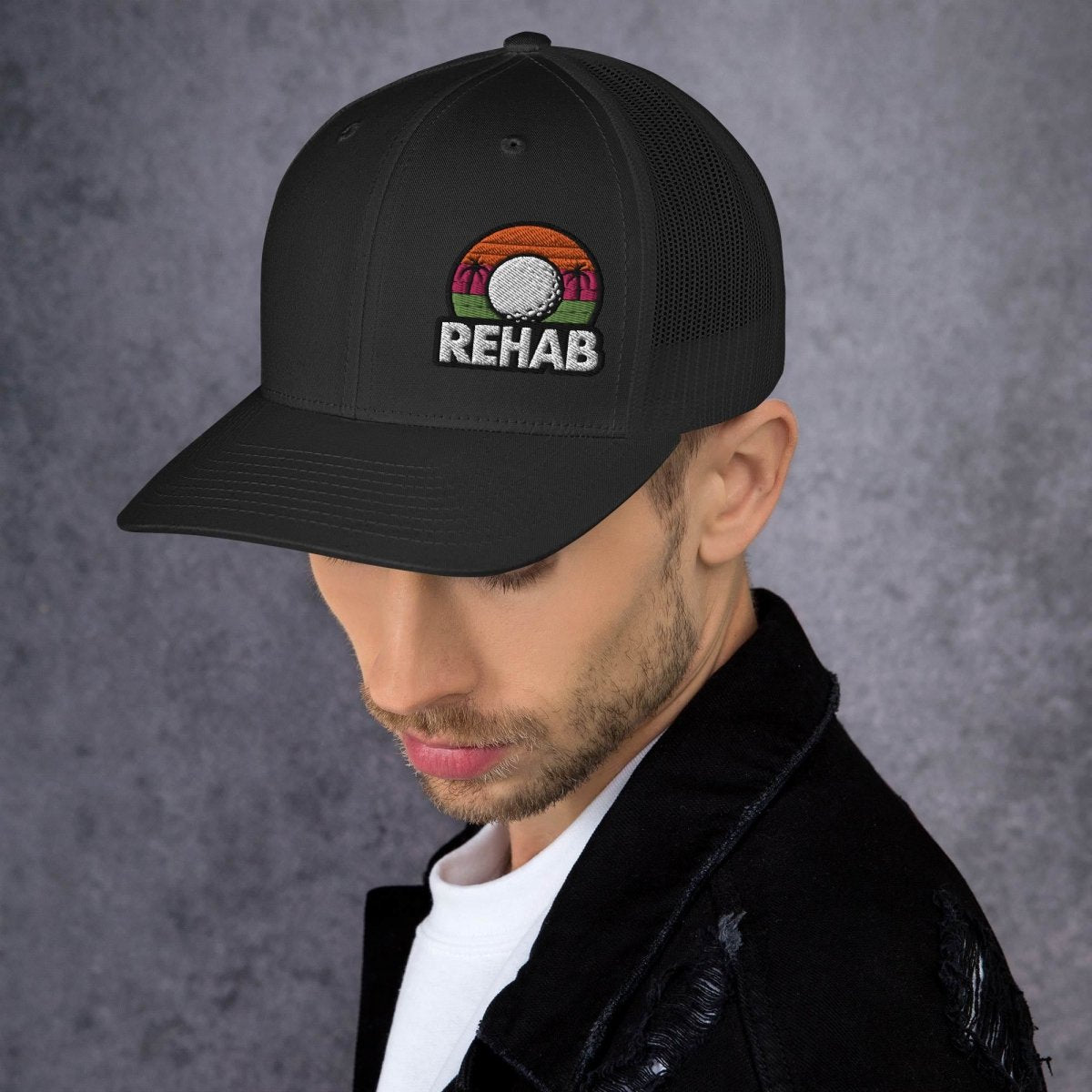 Rehab Sunset Snapback - Supercart88 - hatsBlackRehab Sunset Snapback