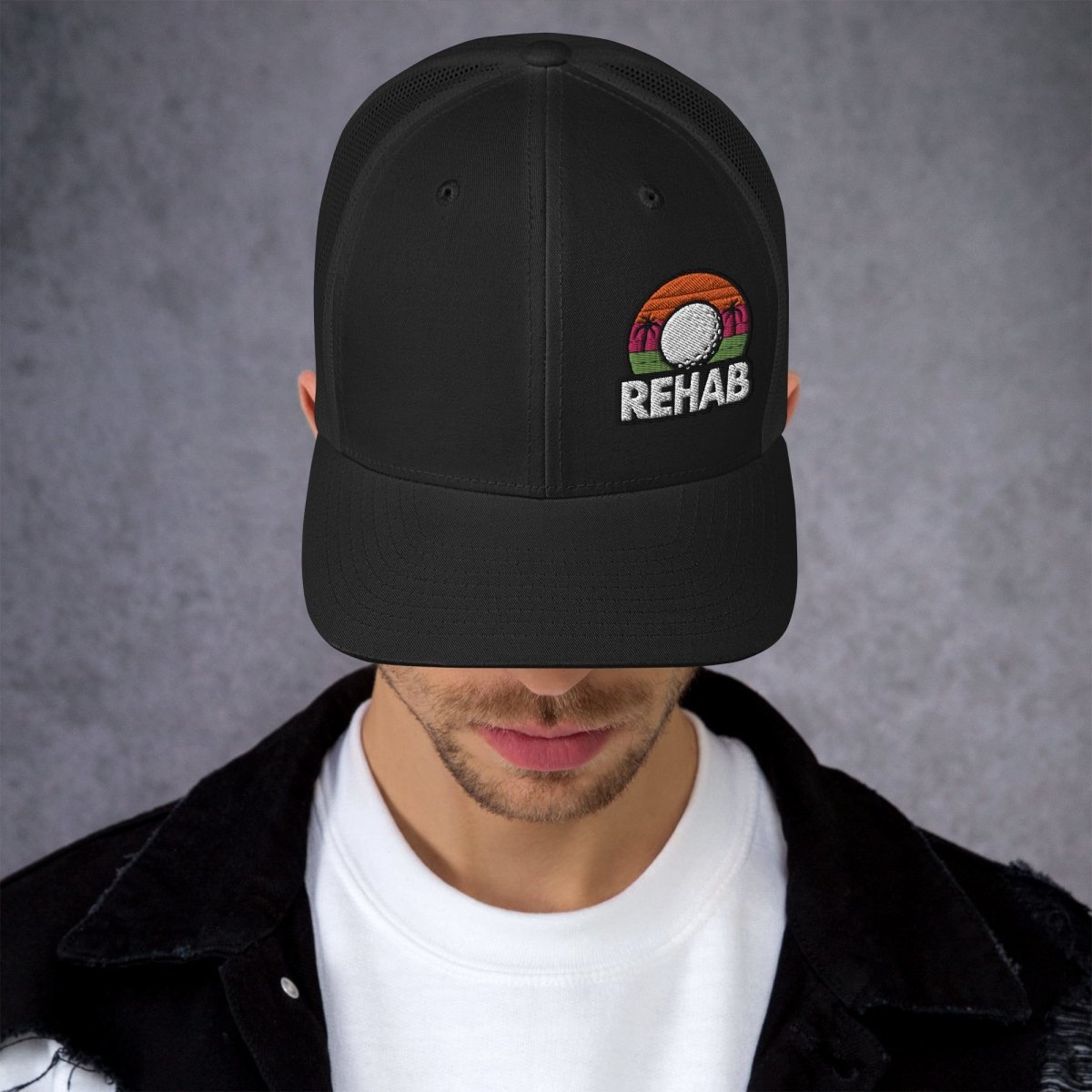 Rehab Sunset Snapback - Supercart88 - hatsBlackRehab Sunset Snapback