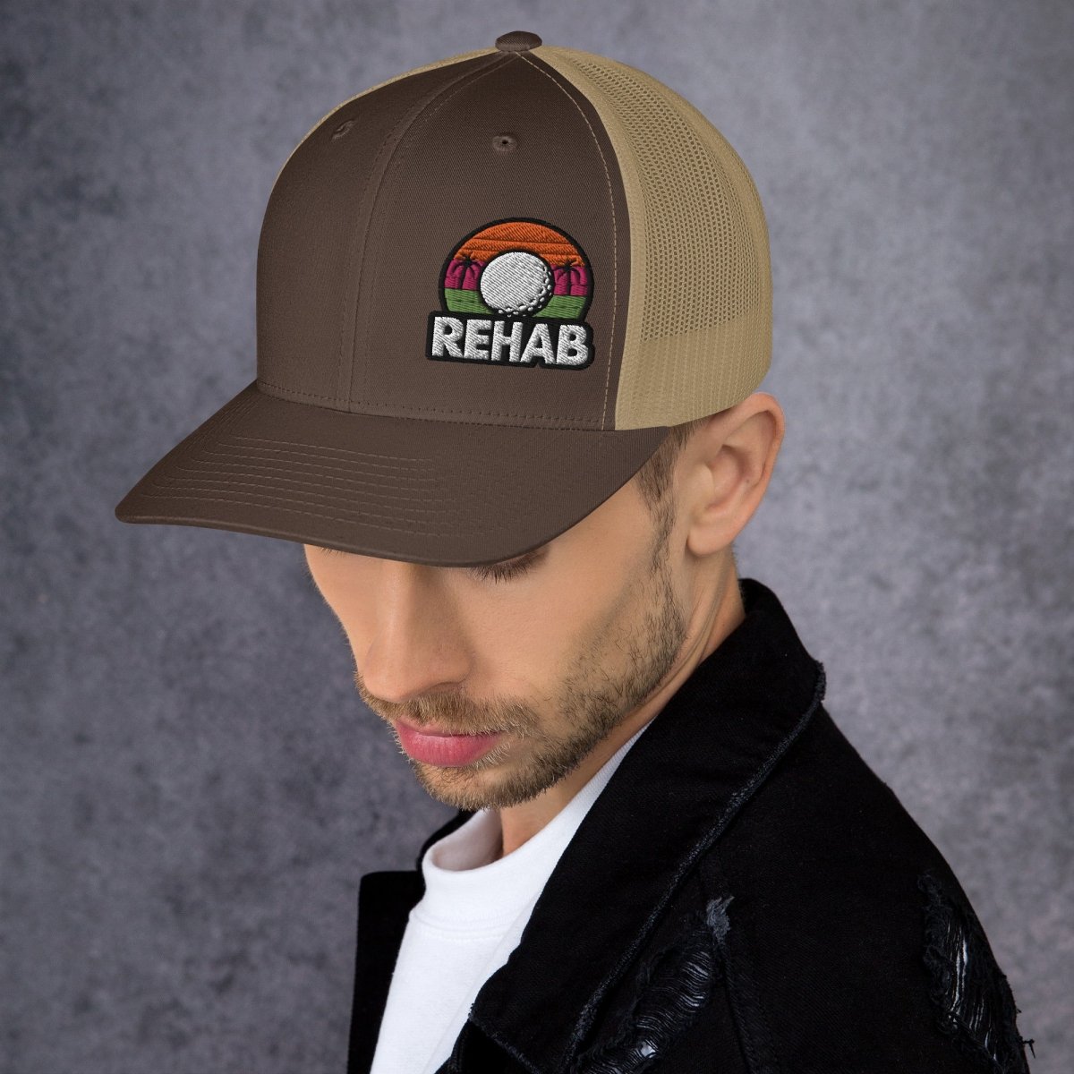 Rehab Sunset Snapback - Supercart88 - hatsBrown/ KhakiRehab Sunset Snapback