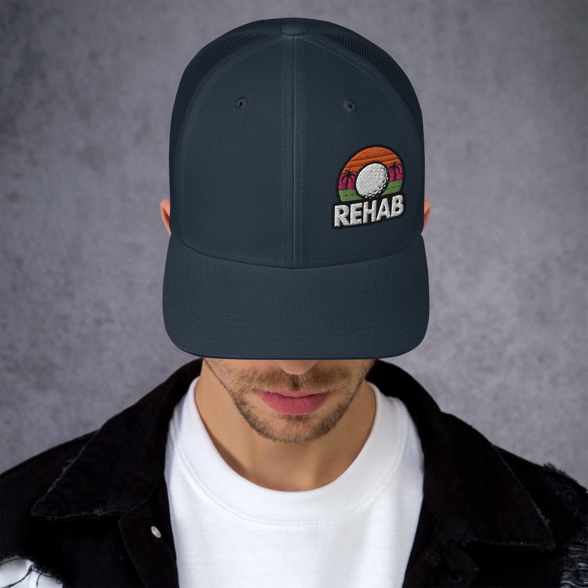 Rehab Sunset Snapback - Supercart88 - hatsNavyRehab Sunset Snapback