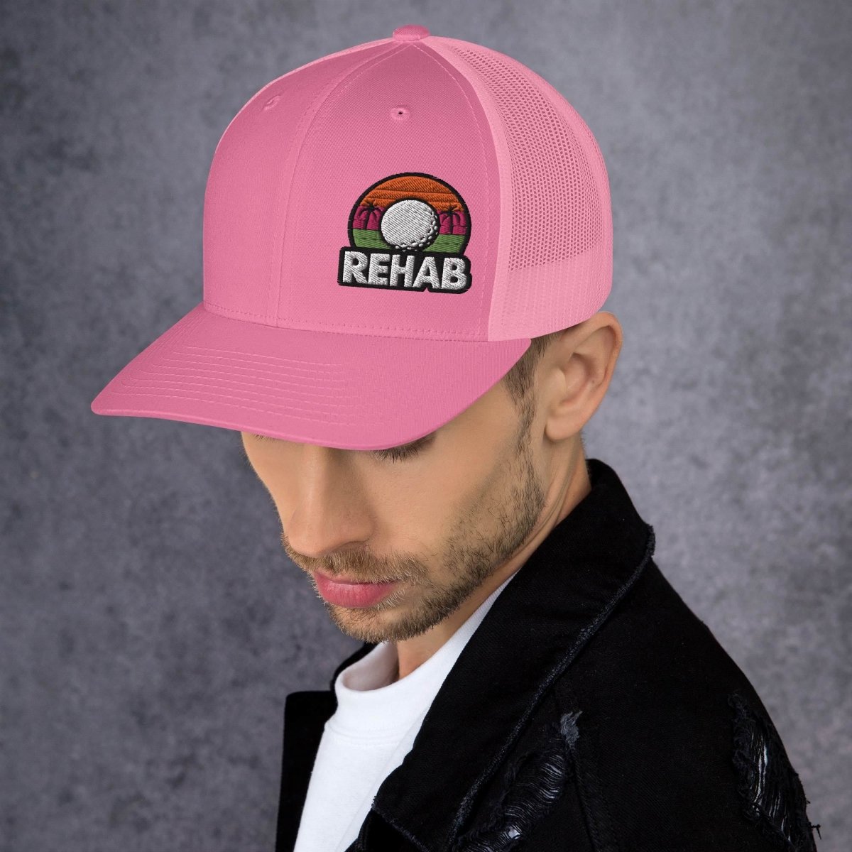 Rehab Sunset Snapback - Supercart88 - hatsPinkRehab Sunset Snapback