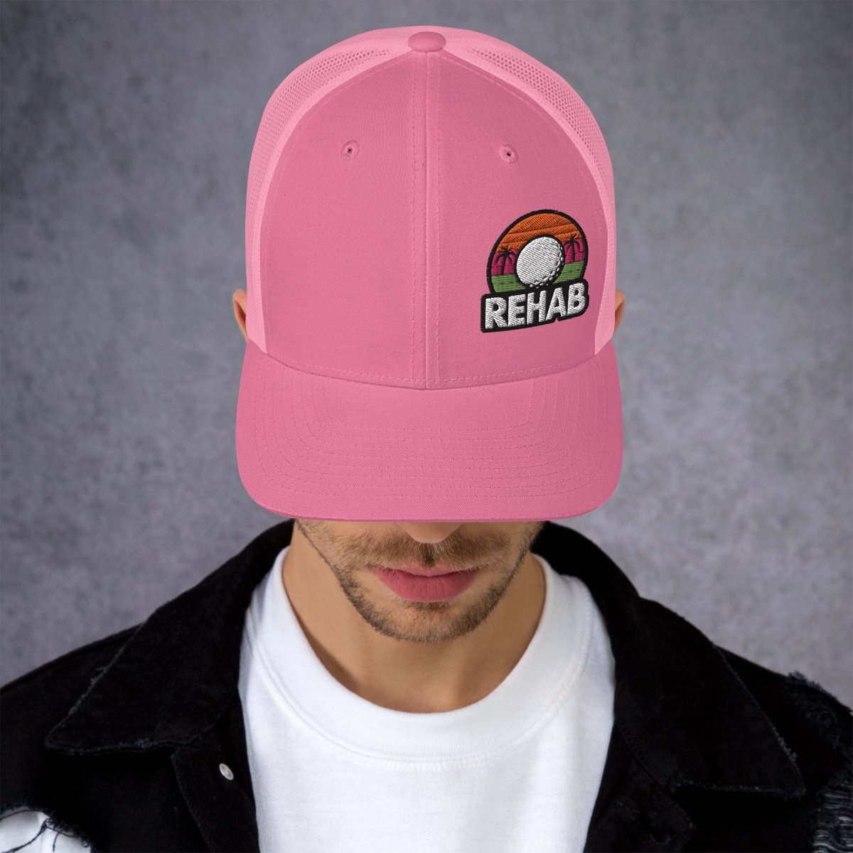 Rehab Sunset Snapback - Supercart88 - hatsPinkRehab Sunset Snapback