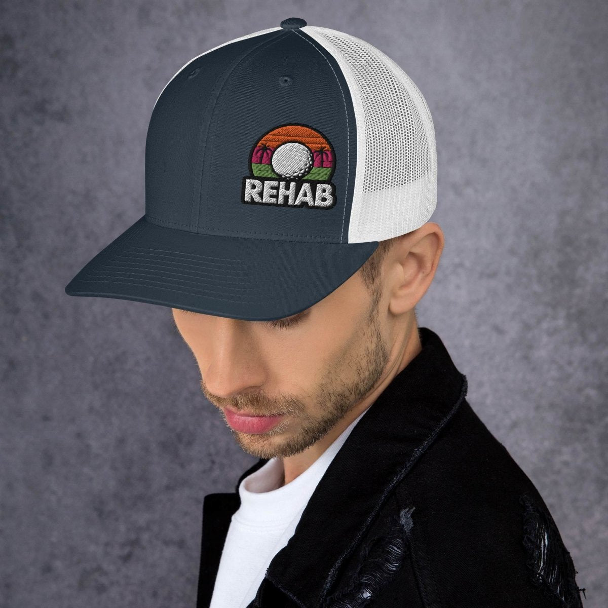 Rehab Sunset Snapback - Supercart88 - hatsNavy/ WhiteRehab Sunset Snapback