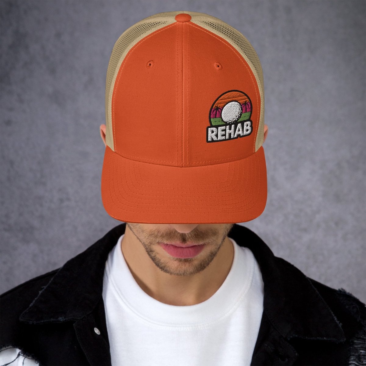 Rehab Sunset Snapback - Supercart88 - hatsRustic Orange/ KhakiRehab Sunset Snapback