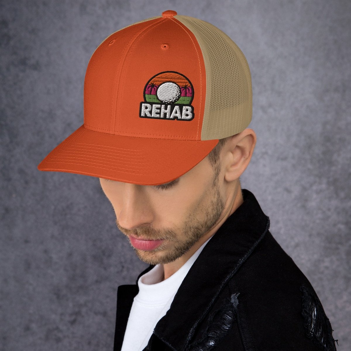 Rehab Sunset Snapback - Supercart88 - hatsRustic Orange/ KhakiRehab Sunset Snapback