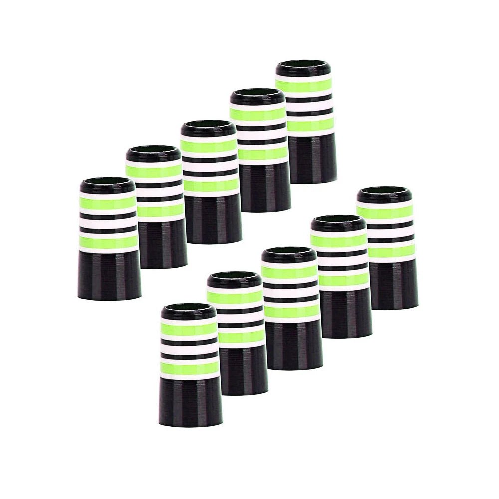 Retro Rad Ferrules 0.370 – Set of 10 - Supercart88 - Golf FerrulesNeon Lime45370939113664