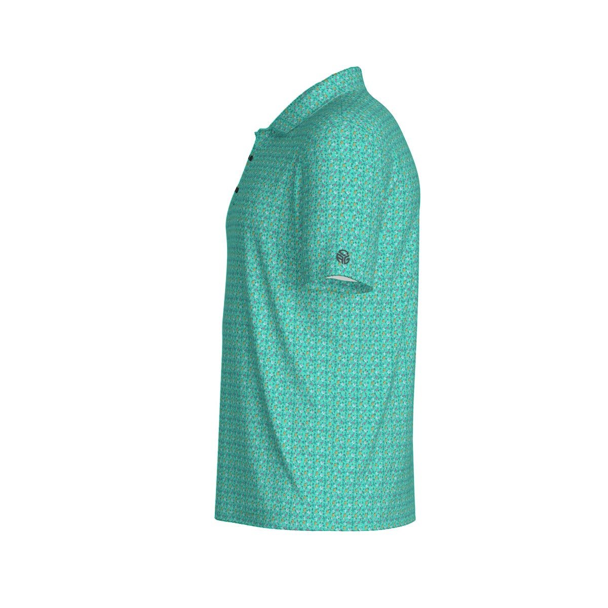 Retro Tee Time Polo - vibrant mix of early 90s motifs—Game Boys, golf icons, 90's vibes - Supercart88 - Polo shirtSRetro Tee Time Polo - vibrant mix of early 90s motifs—Game Boys, golf icons, 90's vibes