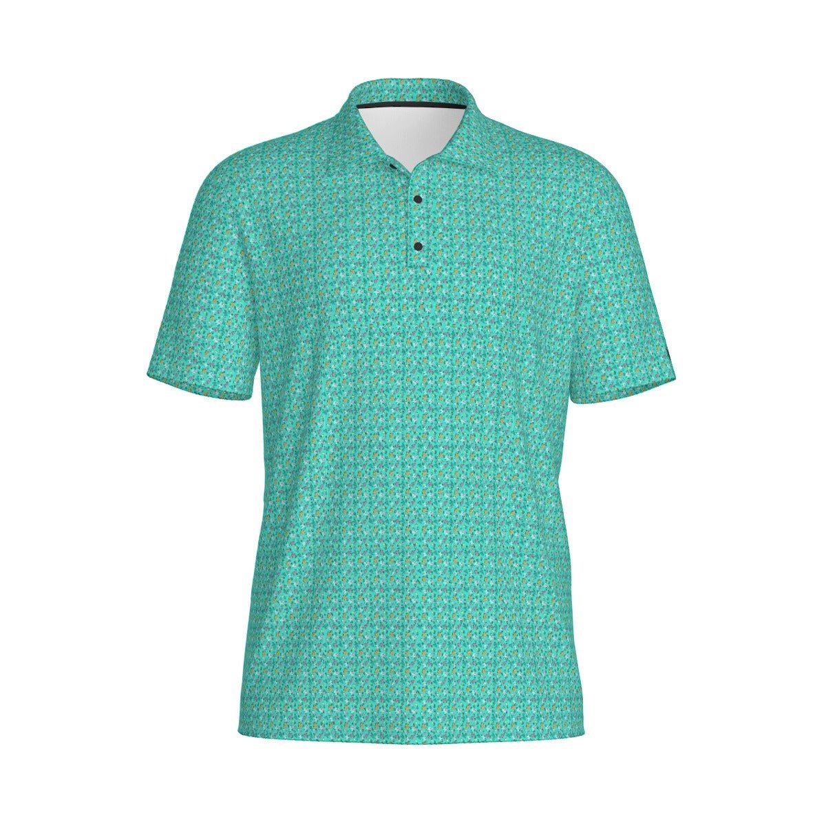 Retro Tee Time Polo - vibrant mix of early 90s motifs—Game Boys, golf icons, 90's vibes - Supercart88 - Polo shirtSRetro Tee Time Polo - vibrant mix of early 90s motifs—Game Boys, golf icons, 90's vibes