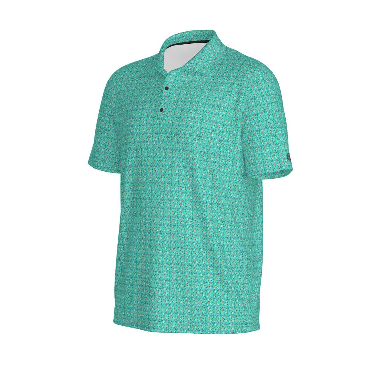 Retro Tee Time Polo - vibrant mix of early 90s motifs—Game Boys, golf icons, 90's vibes - Supercart88 - Polo shirtSRetro Tee Time Polo - vibrant mix of early 90s motifs—Game Boys, golf icons, 90's vibes