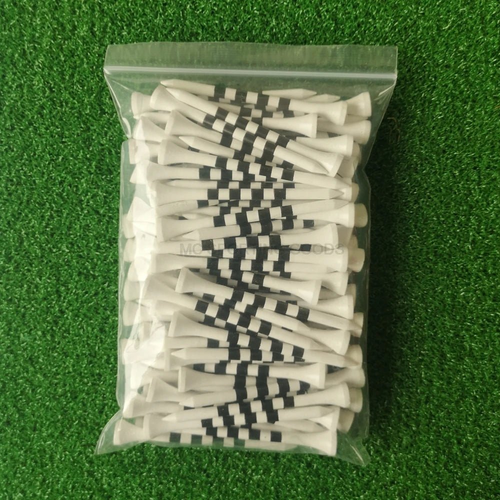Striped Stance: Bamboo Golf Tees - BULK 100 PCS - Supercart88 - BambooPristine White 3 - 1/4" - 100pc45086330945728