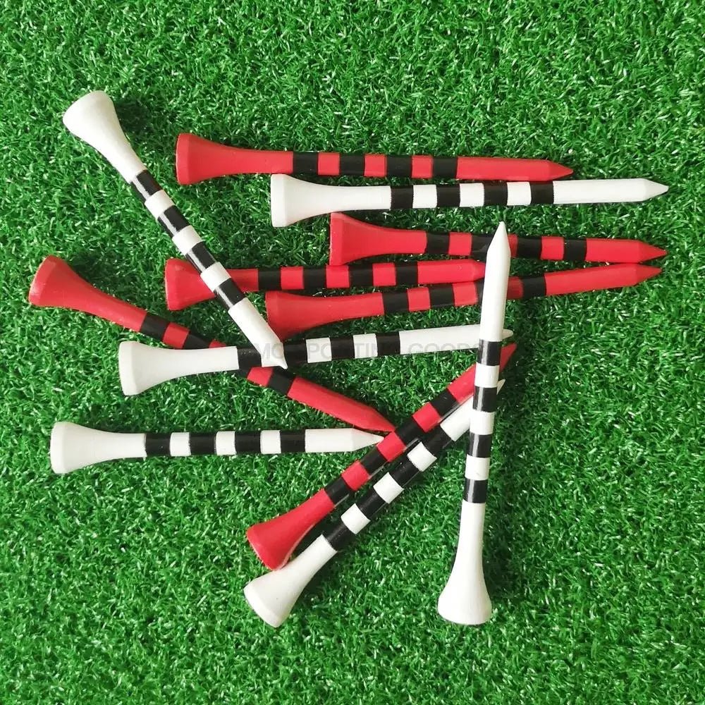 Striped Stance: Bamboo Golf Tees - BULK 100 PCS - Supercart88 - BambooCrimson Classic 2 - 3/4" - 100pcStriped Stance: Bamboo Golf Tees - BULK 100 PCS