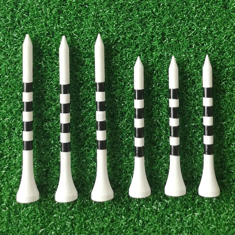Striped Stance: Bamboo Golf Tees - BULK 100 PCS - Supercart88 - BambooCrimson Classic 2 - 3/4" - 100pcStriped Stance: Bamboo Golf Tees - BULK 100 PCS