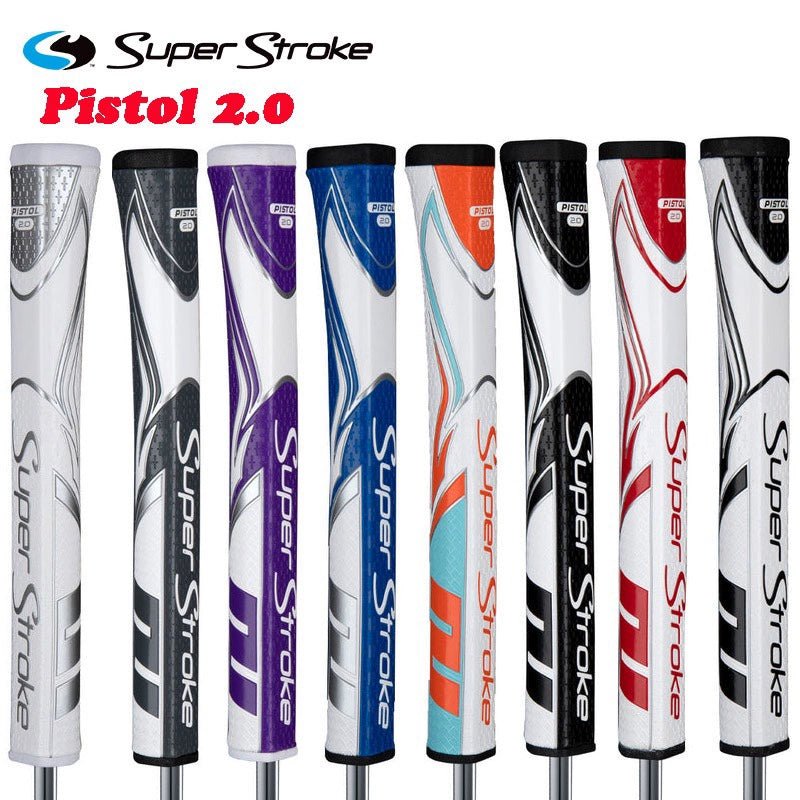 SuperStroke Pistol GT Putter Grip – Zenergy Series - Supercart88 - Putter GripStealth Black 1.0 : Silent but deadly, for putts that sneak by the competition.SuperStroke Pistol GT Putter Grip – Zenergy Series
