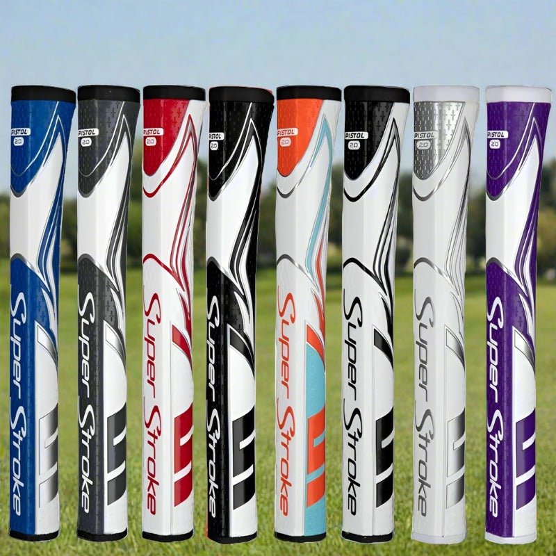 SuperStroke Pistol GT Putter Grip – Zenergy Series - Supercart88 - Putter GripStealth Black 1.0 : Silent but deadly, for putts that sneak by the competition.SuperStroke Pistol GT Putter Grip – Zenergy Series