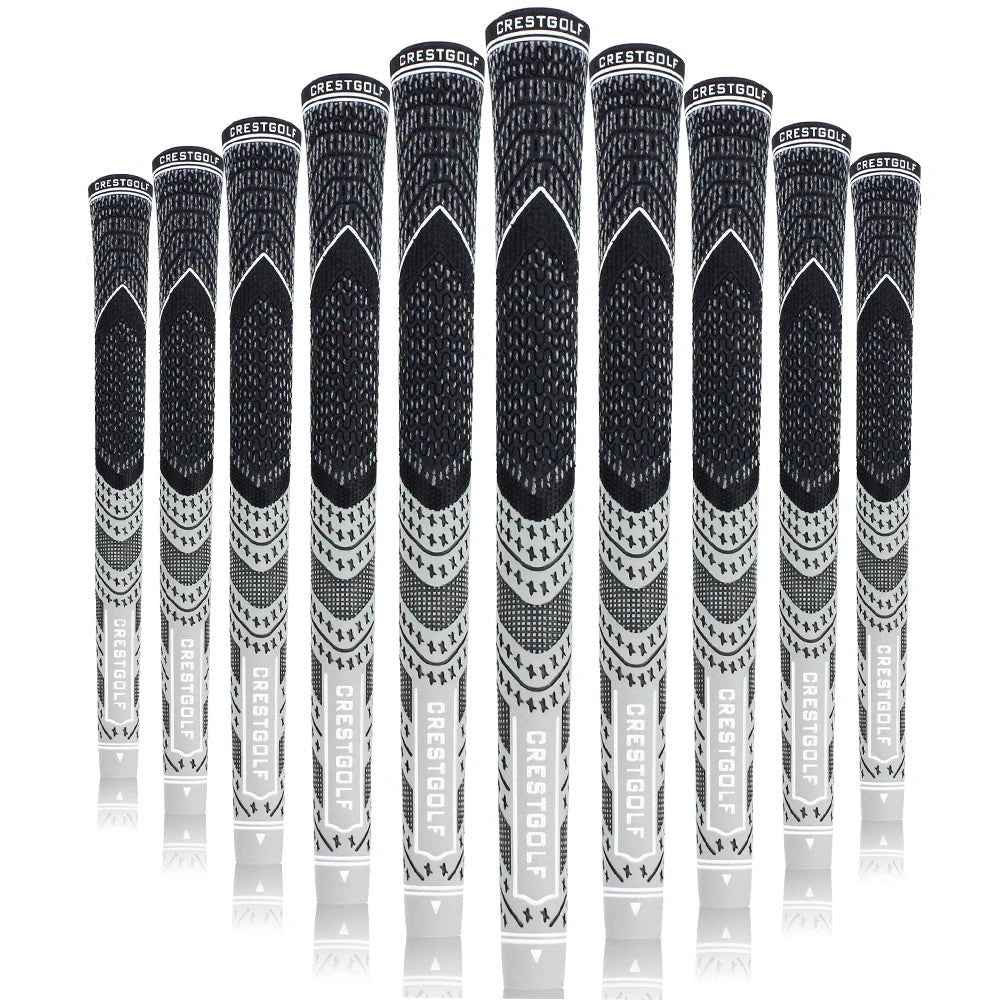 SwingSteady Midsize Golf Grips (10 Grips) - Color Splash Collection - Supercart88 - GripGray45064219623616
