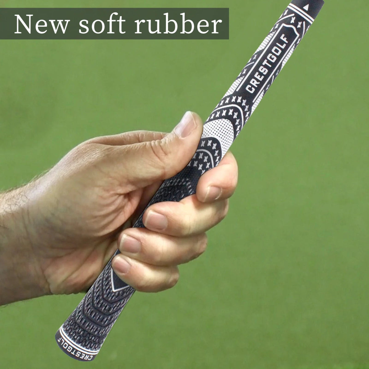 SwingSteady Midsize Golf Grips (10 Grips) - Color Splash Collection - Supercart88 - GripGraySwingSteady Midsize Golf Grips (10 Grips) - Color Splash Collection