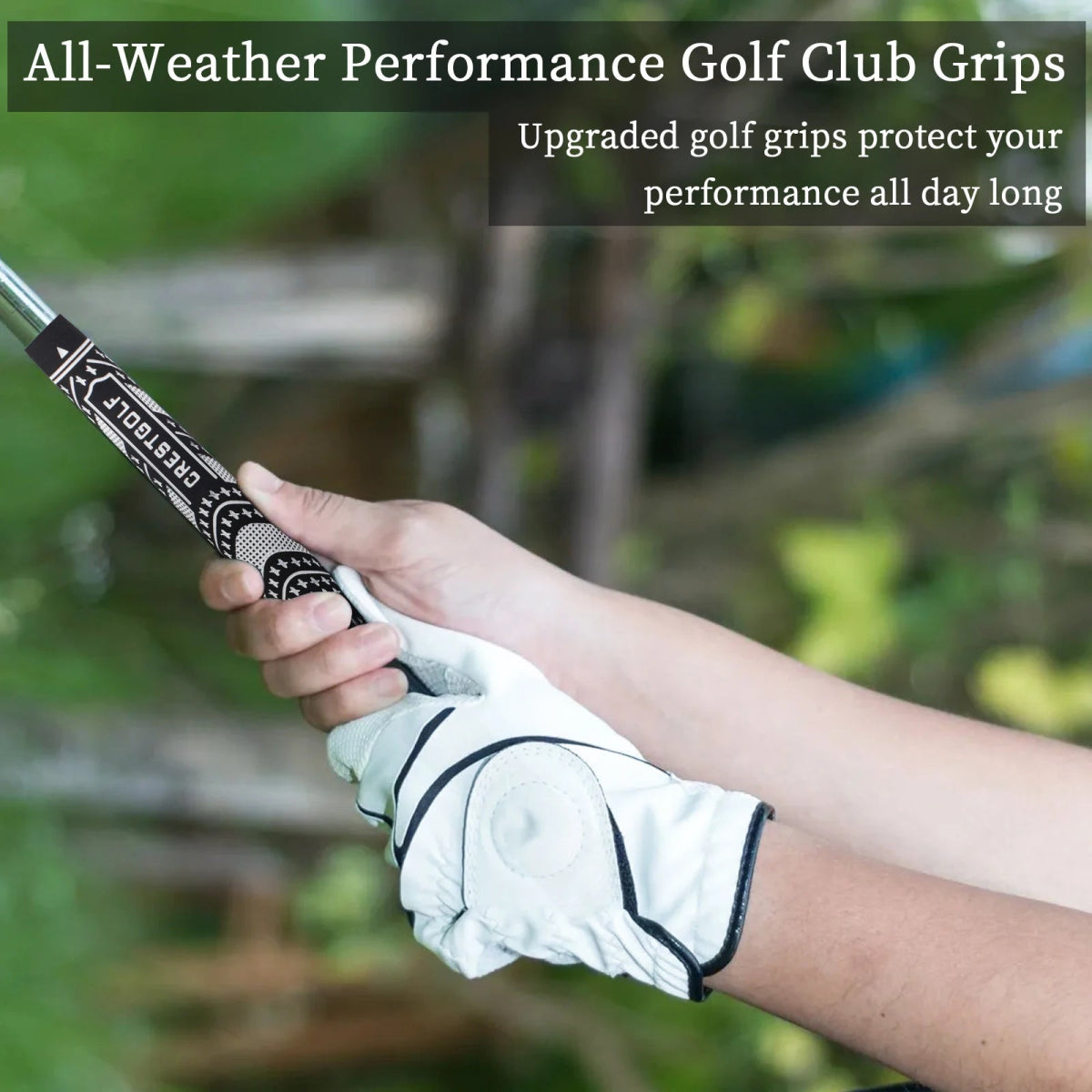 SwingSteady Midsize Golf Grips (10 Grips) - Color Splash Collection - Supercart88 - GripGraySwingSteady Midsize Golf Grips (10 Grips) - Color Splash Collection