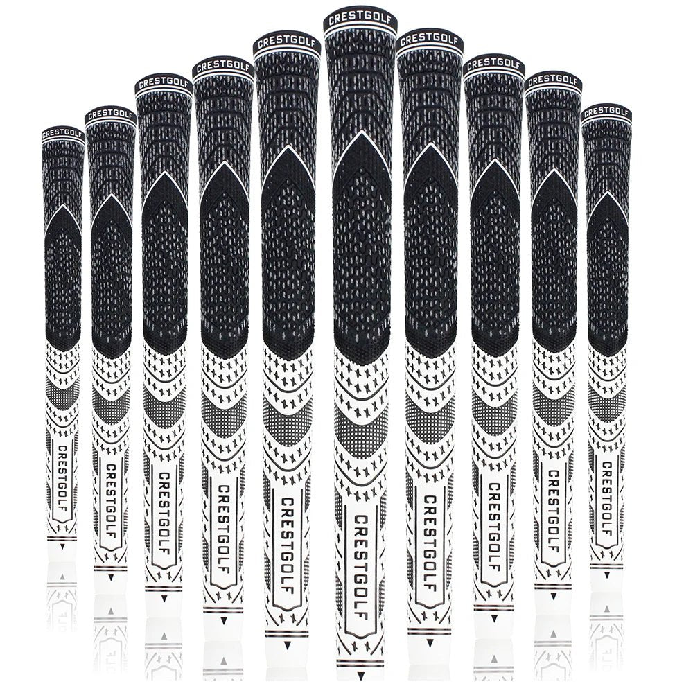 SwingSteady Midsize Golf Grips (10 Grips) - Color Splash Collection - Supercart88 - GripWhite45064219525312