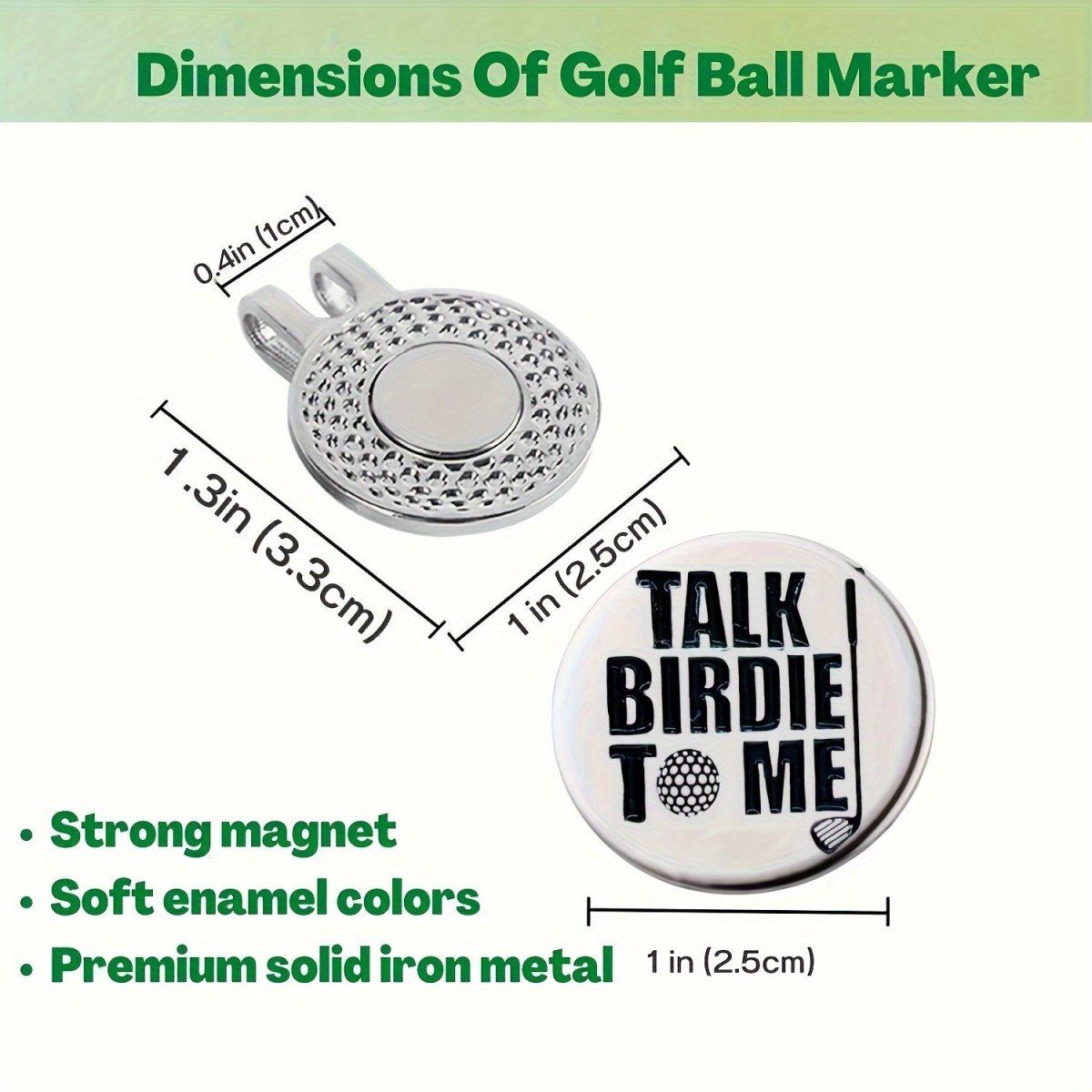 "Talk Birdie To Me" Golf Ball Marker - Supercart88 - Golf Ball Marker"Talk Birdie To Me" Golf Ball Marker