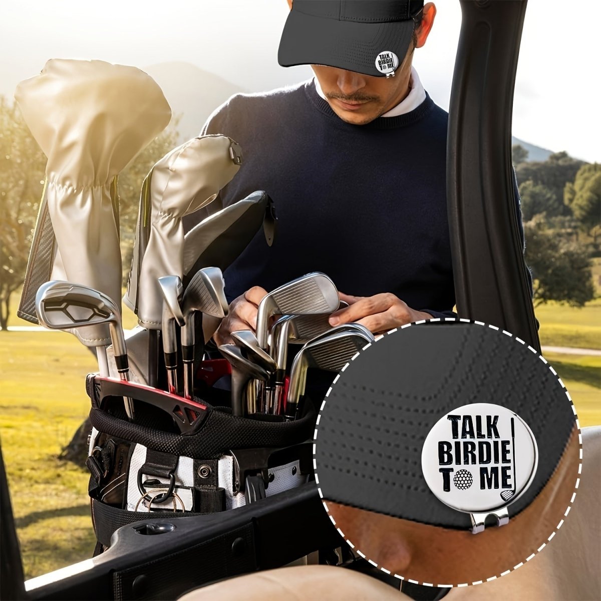 "Talk Birdie To Me" Golf Ball Marker - Supercart88 - Golf Ball Marker"Talk Birdie To Me" Golf Ball Marker
