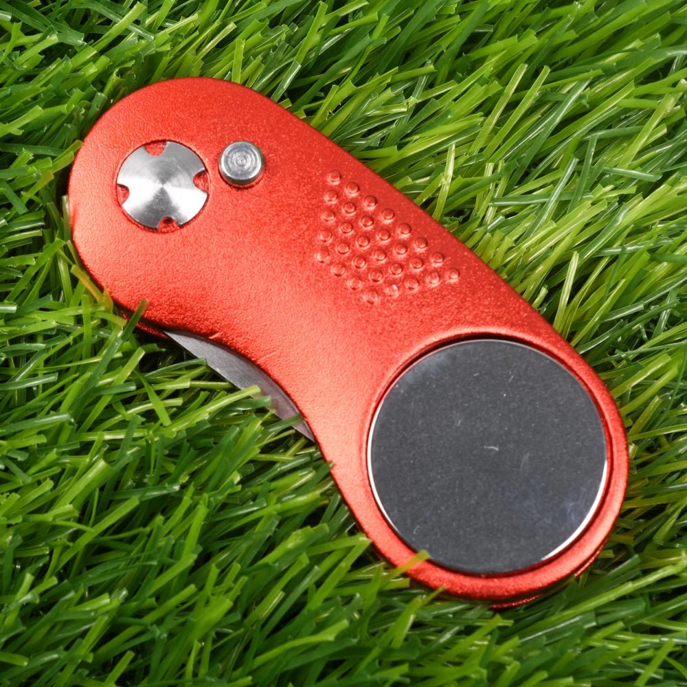 The Pocket Caddy Golf Divot Tool - Supercart88 - Divot ToolRed45370842185920