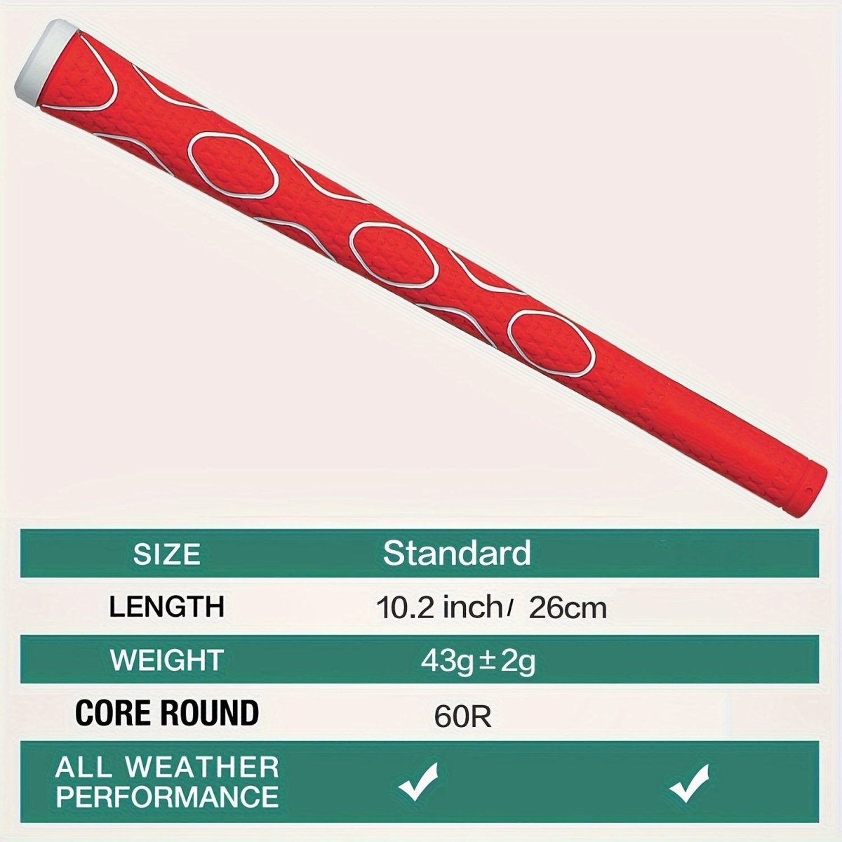 Tour - Proven Snipergrips 10 - Piece Ultra - Soft TPE Golf Club Grips - Supercart88 - GripRedTour - Proven Snipergrips 10 - Piece Ultra - Soft TPE Golf Club Grips