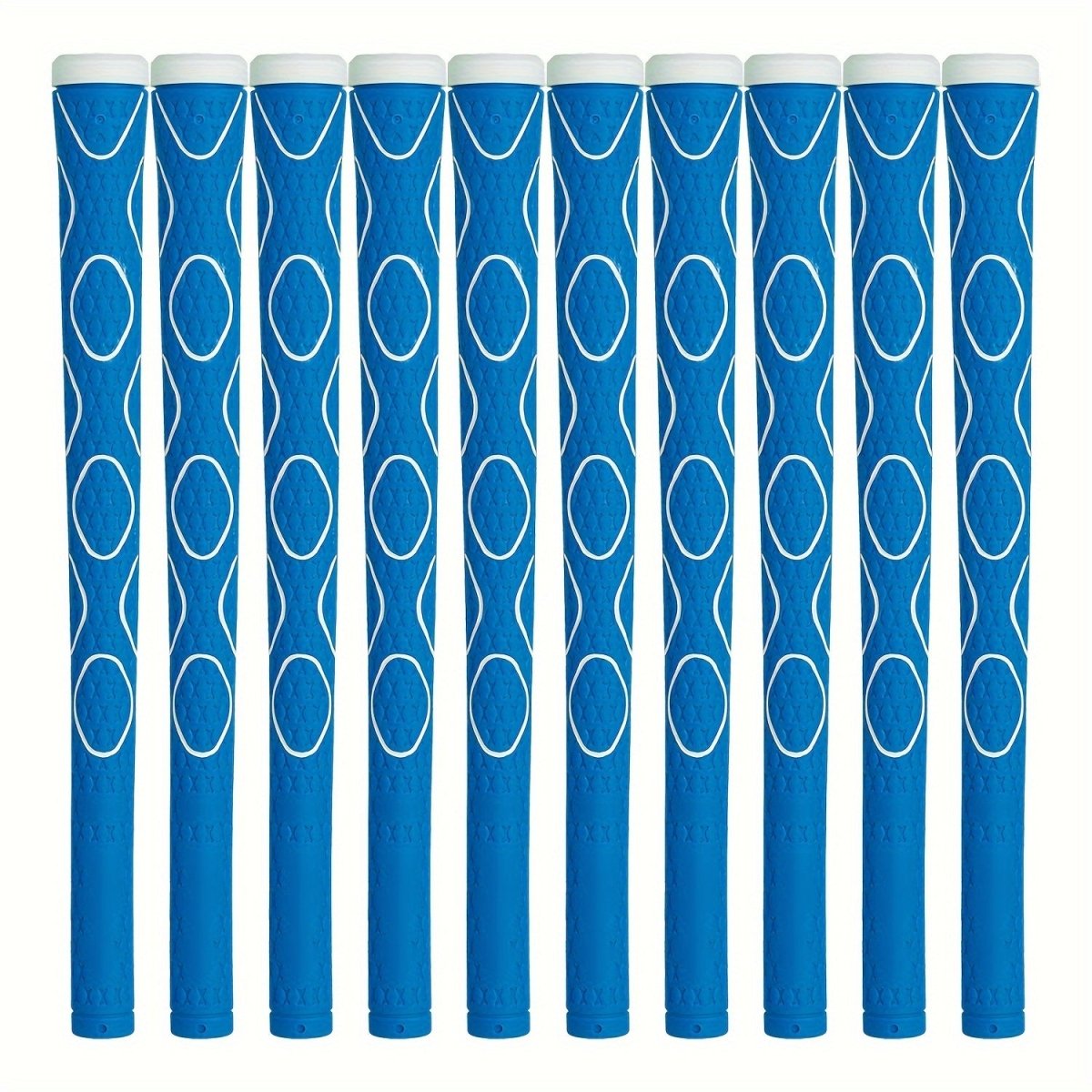 Tour - Proven Snipergrips 10 - Piece Ultra - Soft TPE Golf Club Grips - Supercart88 - GripBlue45376797376704