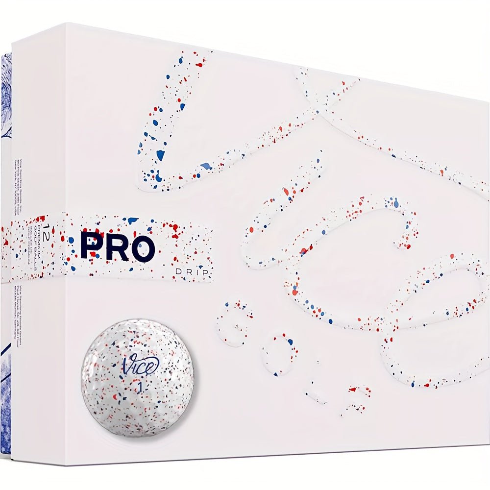 Vice Pro Drip Golf Balls - Red/Blue/White - Supercart88 - Golf Ball45418128769216