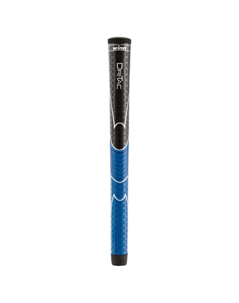 Winn Dri - Tac Golf Grips - Supercart88 - GripMidsizeBlack/BlueWinn Dri - Tac Golf Grips